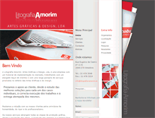 Tablet Screenshot of litografia-amorim.pt